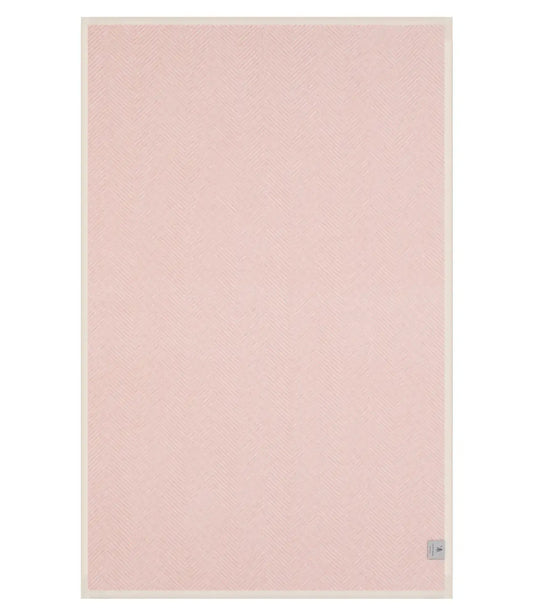 Harborview Herringbone Blush Blanket: Original