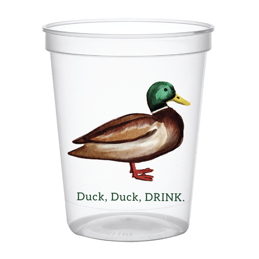 Duck Duck Drink Mallard Stadium Cups