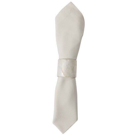 Capiz Napkin Ring Set of 4