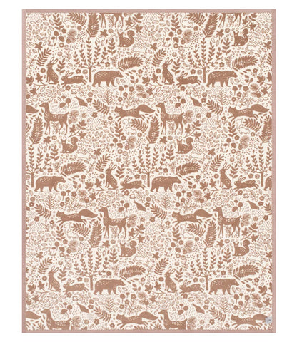Whimsical Woods Sepia Blanket: Original