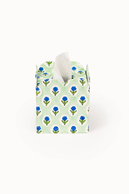 Green Print Tissue Cover