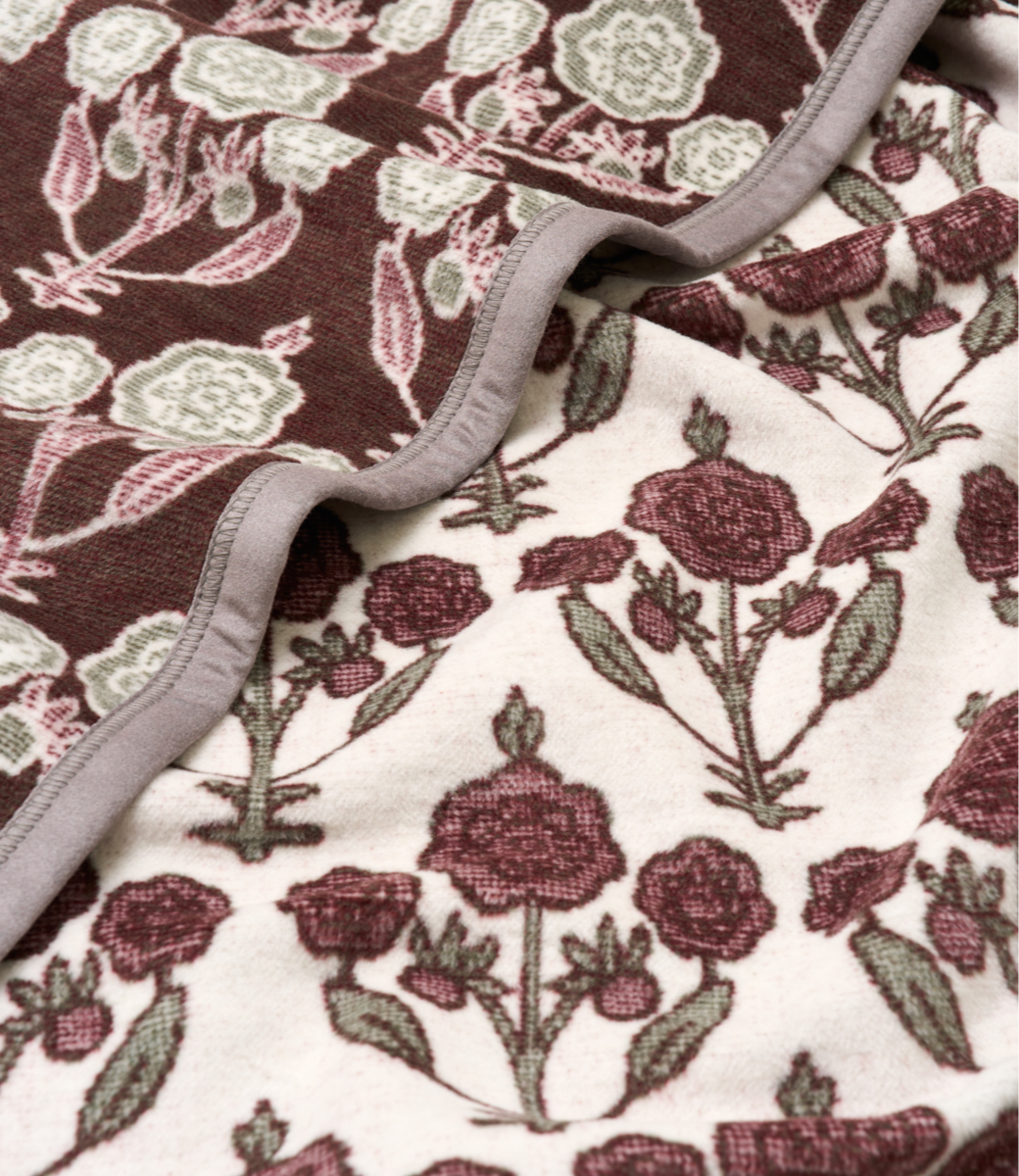 Ruthie Blockprint Blanket: Original