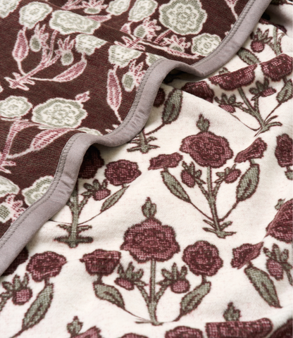 Ruthie Blockprint Blanket: Original