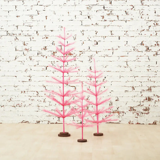 Christmas Tree 36" Bubble Gum Pink