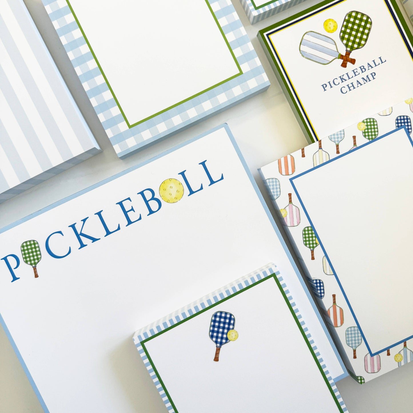 Preppy Pickleball Notepad