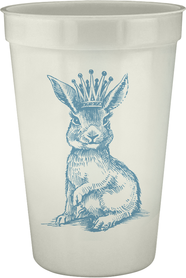 Royal Bunnies 16oz Pearlized Cups