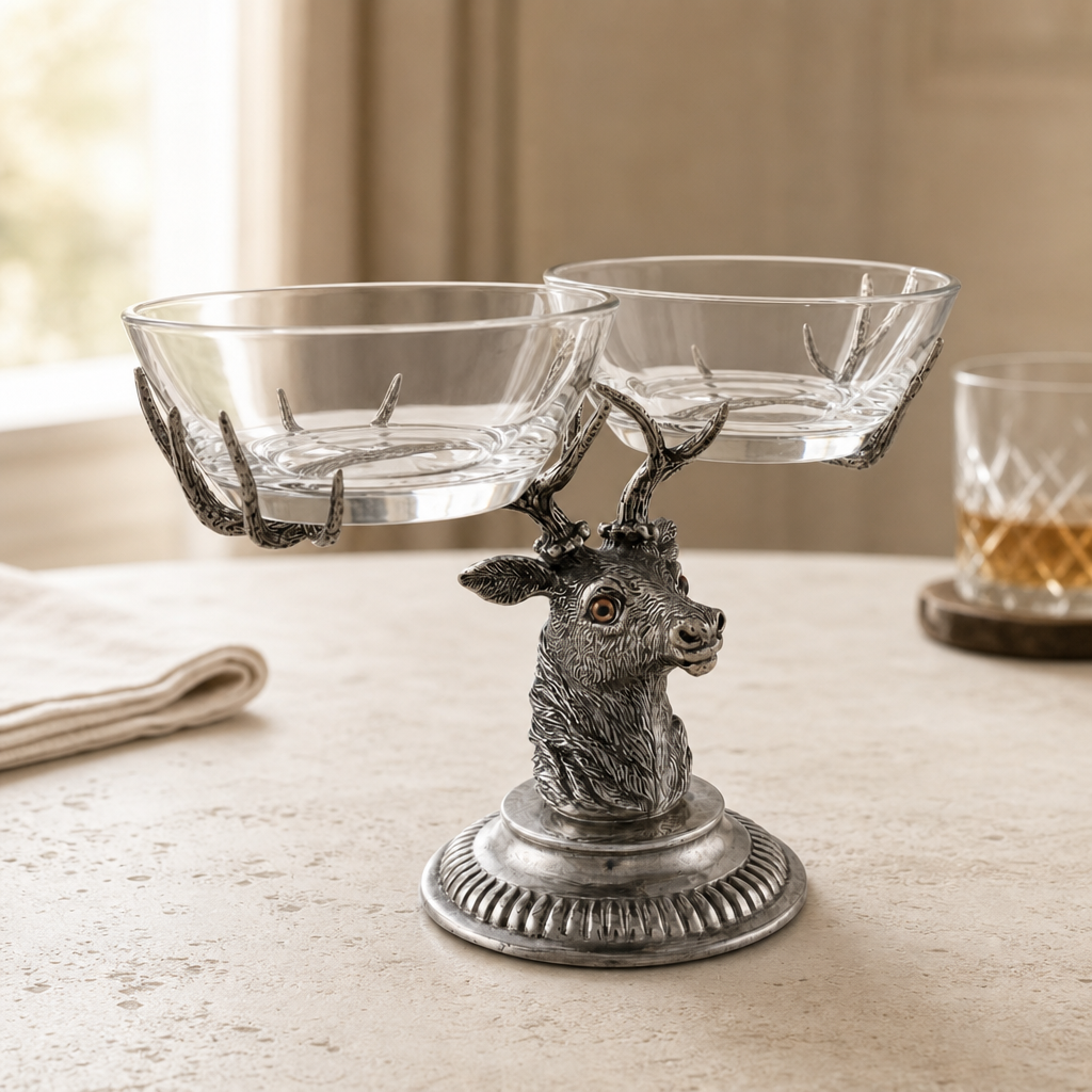 Stag Head Bowl