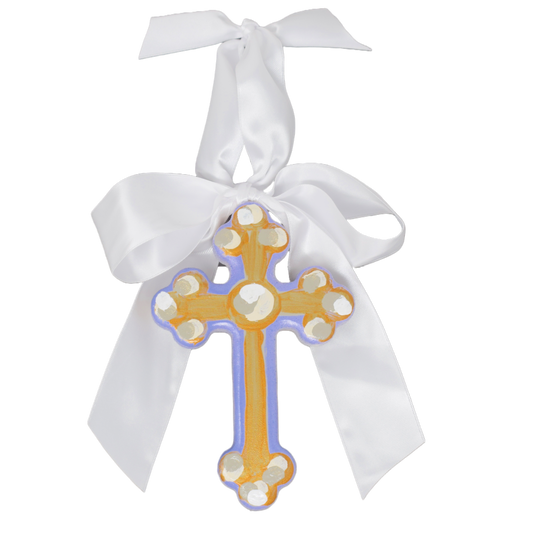 Trust Cross with Ribbon - 6 inches