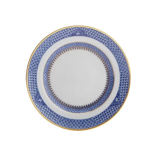 Mottahedeh Indigo Wave Bread and Butter Plate