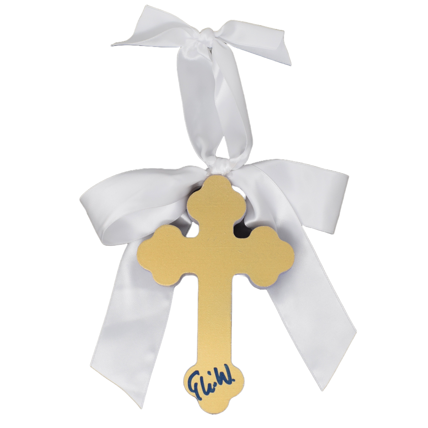 Trust Cross with Ribbon - 6 inches