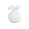 GLASS Vento Small Round Bud Vase White