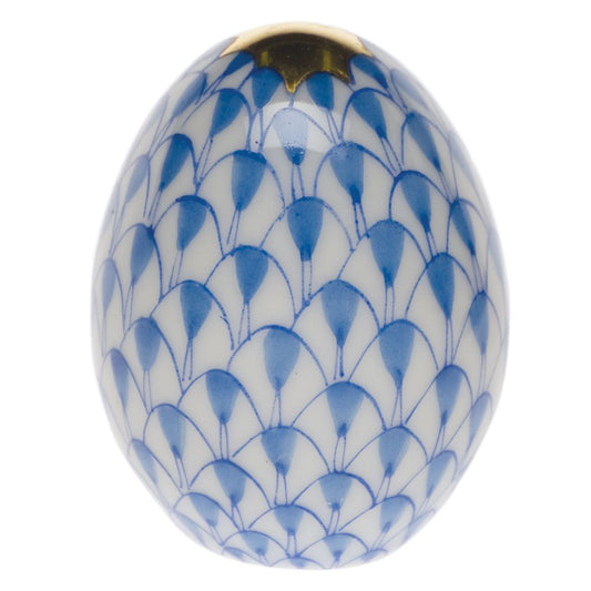 Herend Egg Small Blue