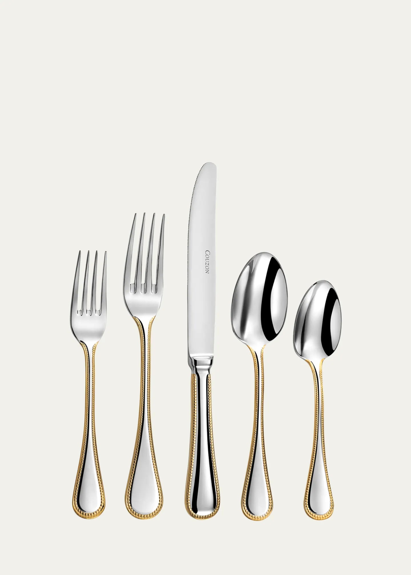 Le Perle Gold Accent 5 Piece Place Setting