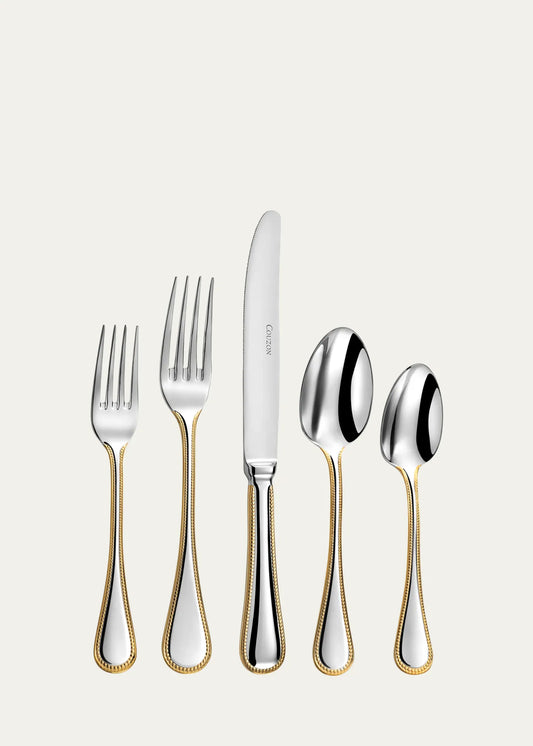 Le Perle Gold Accent 5 Piece Place Setting
