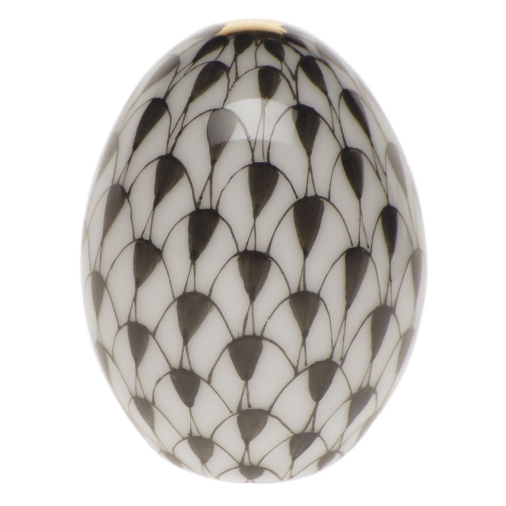 Herend Egg Small Black