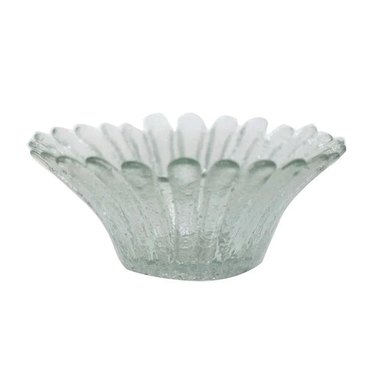 Blenko Daisy Glass Bowl Clear | Small