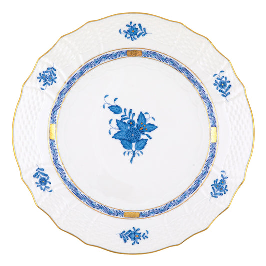 Herend Chinese Bouquet Blue Service Plate