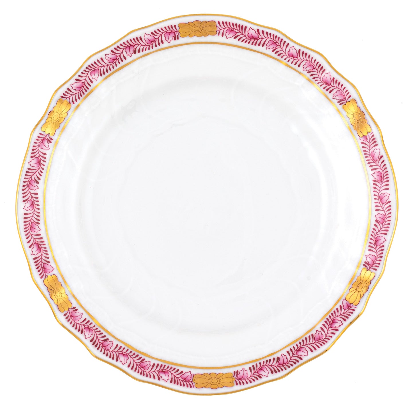 Herend Chinese Bouquet Garland Pink Bread and Butter Plate