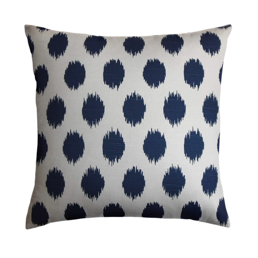 Blue Dot Pair of Pillows-22 inches Down