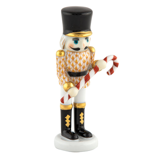 Herend Nutcracker with Candy Cane Butterscotch