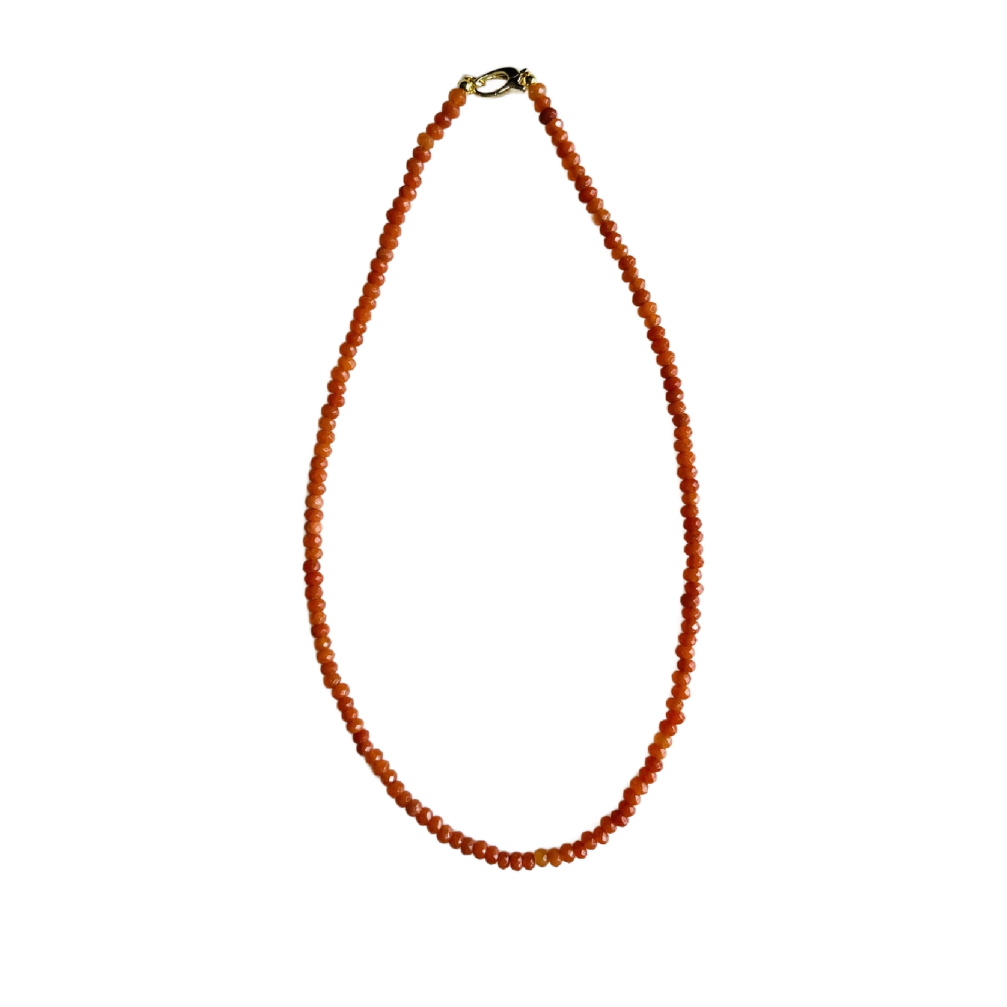 Dainty Candy Gemstone Necklace: Cadet Blue
