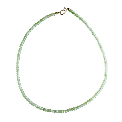 Dainty Candy Gemstone Necklace: White