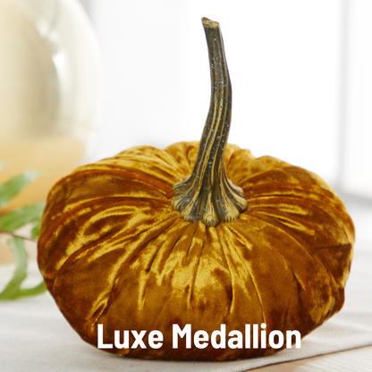 Pumpkin Small Velvet, Valentine's mantel, Autumn table, Gift: Fern