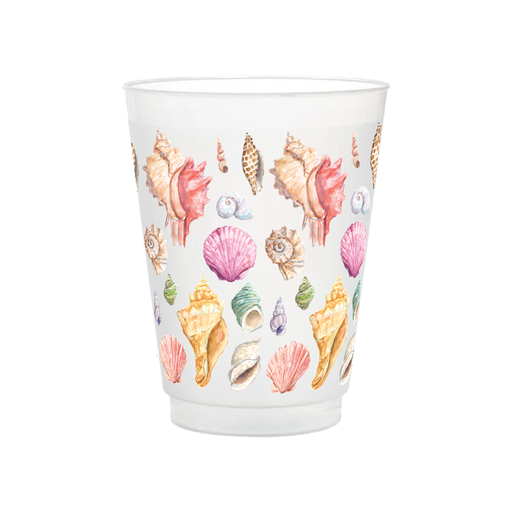 Seashells Frosted Cups | Set of 6