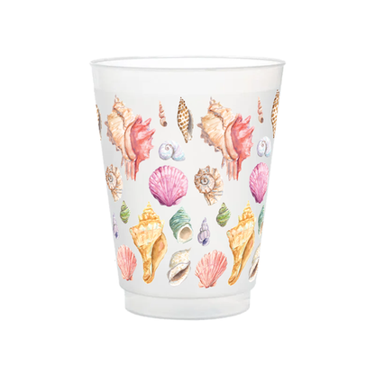 Seashells Frosted Cups | Set of 6