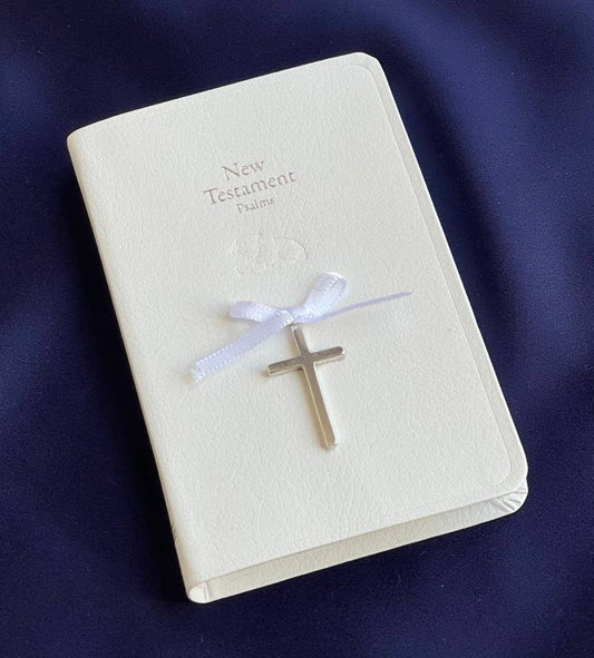 Baby Bible With Sterling Silver Cross