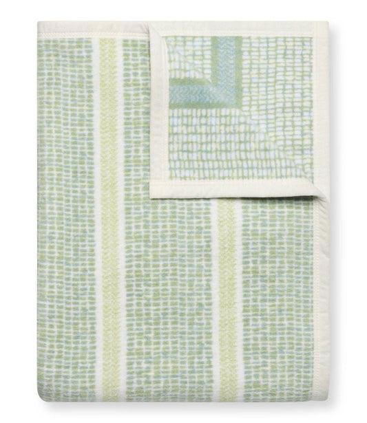 Market Stripe Ocean Fog Blanket: Original