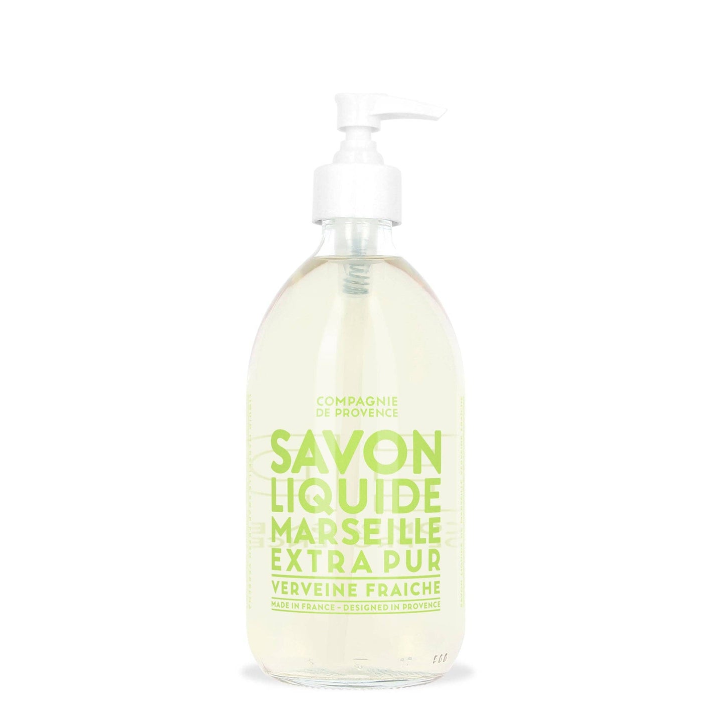 Liquid Marseille Soap Fresh Verbena 16.7 fl oz Glass