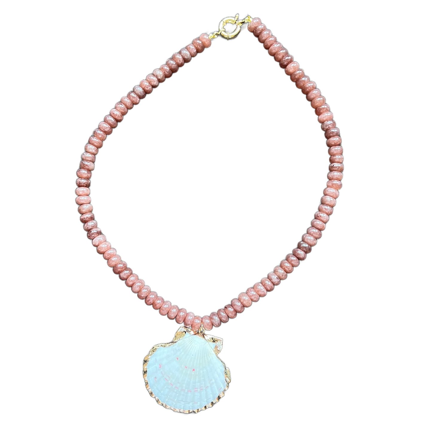 The Sea Shell Candy Necklace: Blue Ocean