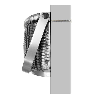 Nantucket Basket Door Knocker: Brass