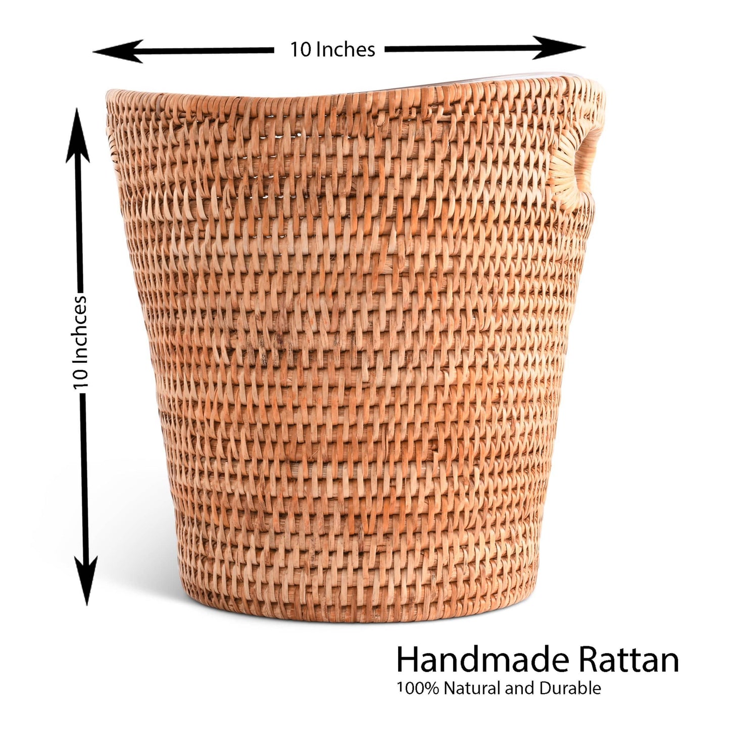 Hand Woven Rattan Wicker Champagne Bucket  / Ice Bucket