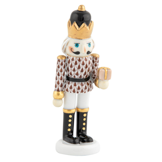 Herend Nutcracker with Gift Chocolate