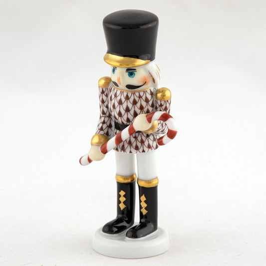 Herend Nutcracker with Candy Cane Chocolate