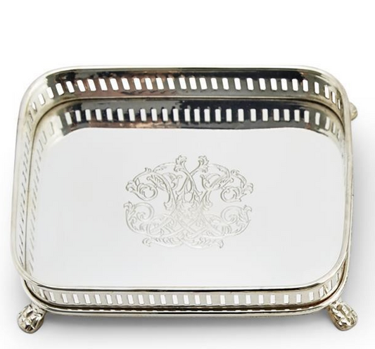Galway Engraved Rectangle Gallery Tray