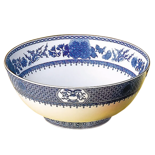 Mottahedeh Imperial Blue Round Salad Bowl 9 inches