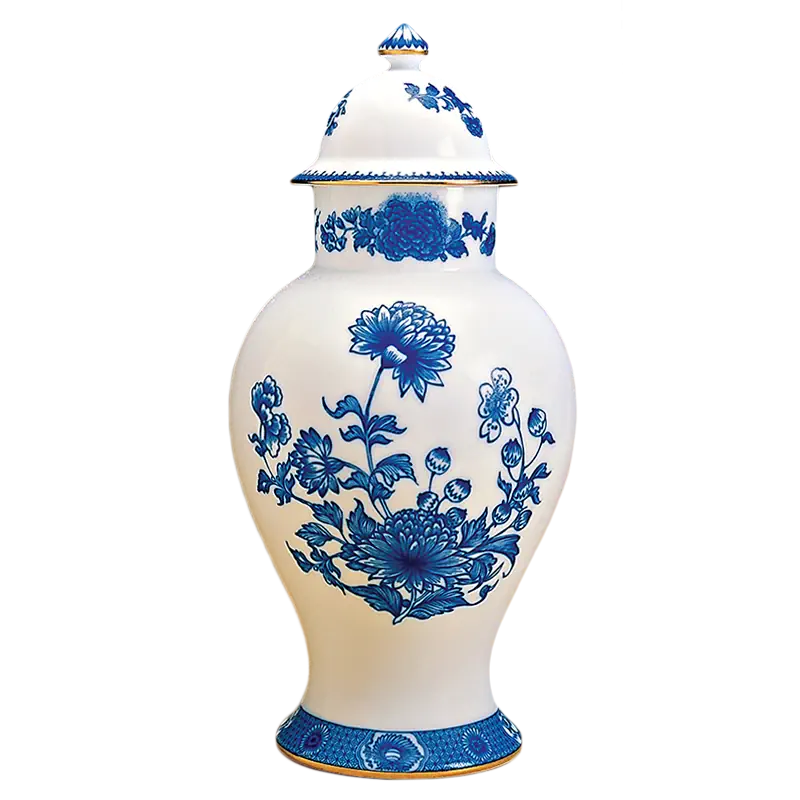 Mottahedeh Imperial Blue Ginger Jar