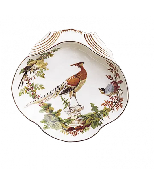 Mottahedeh Chelsea Bird Shell Dish B