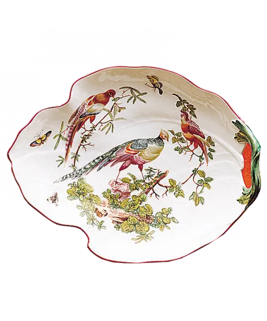 Mottahedeh Chelsea Bird Leaf Dish A