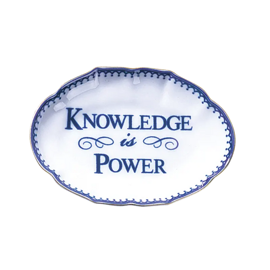 Mottahedeh Knowledge is Power Dish