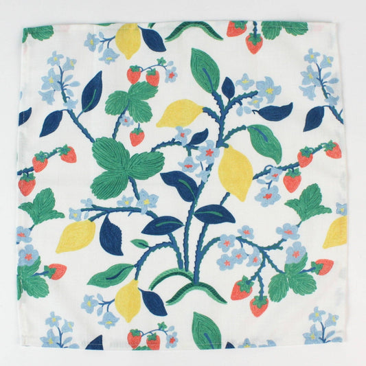 Strawberry Hill Forest Green Cloth Dinner Napkins, Set of 4