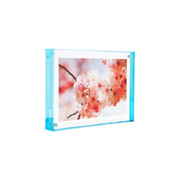 Aqua Color Edge Magnet Frame 4"x6"