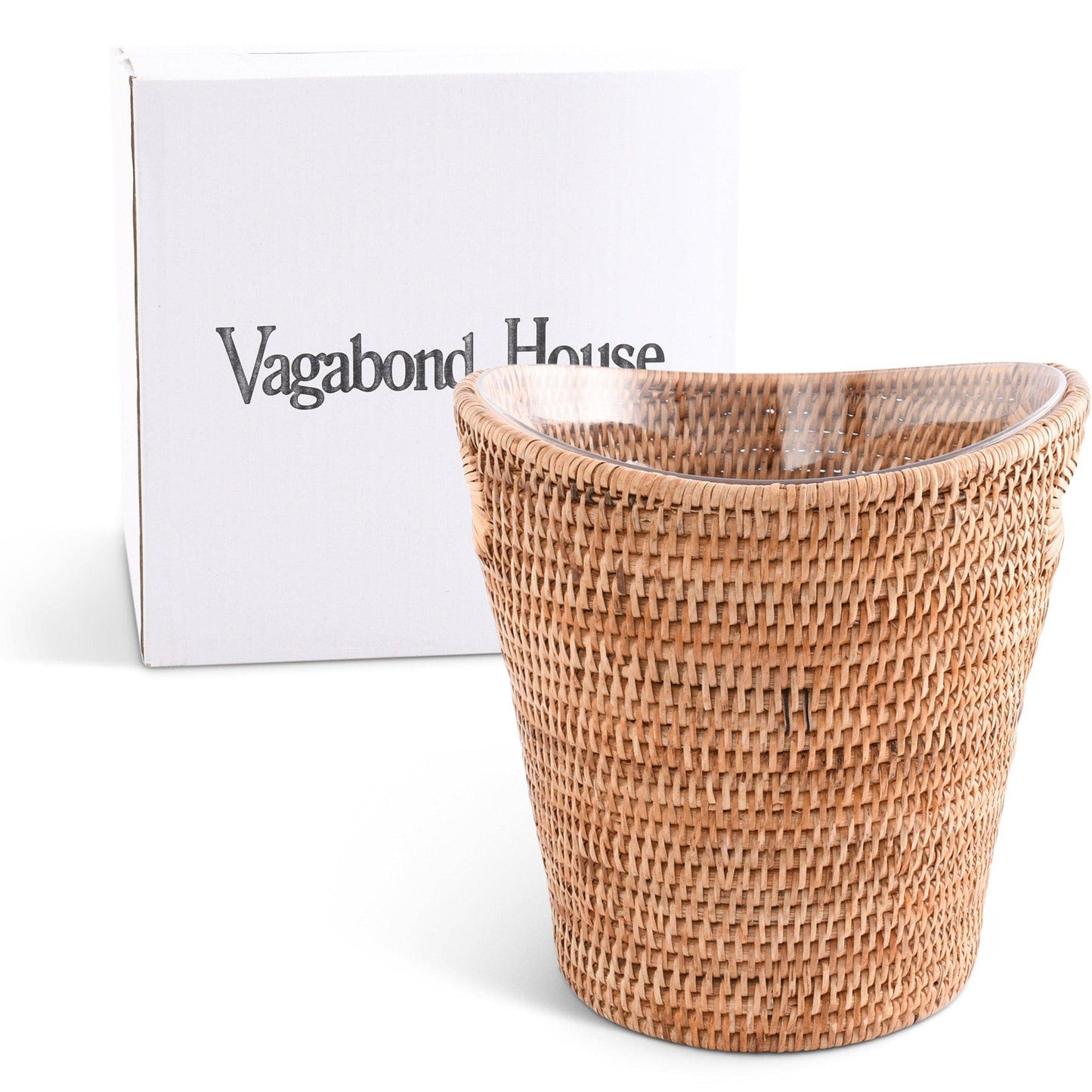 Hand Woven Rattan Wicker Champagne Bucket  / Ice Bucket