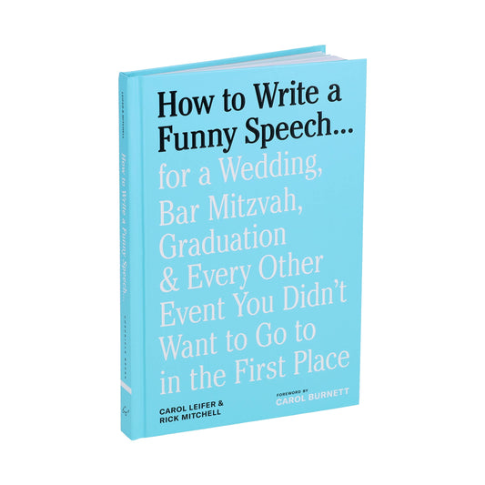 How to Write a Funny Speech . . .Book