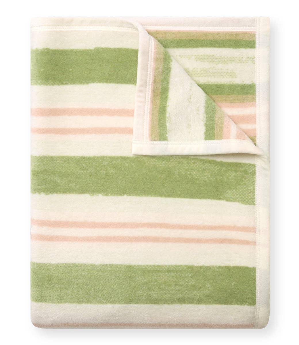 Watercolor Stripe Blanket: Original
