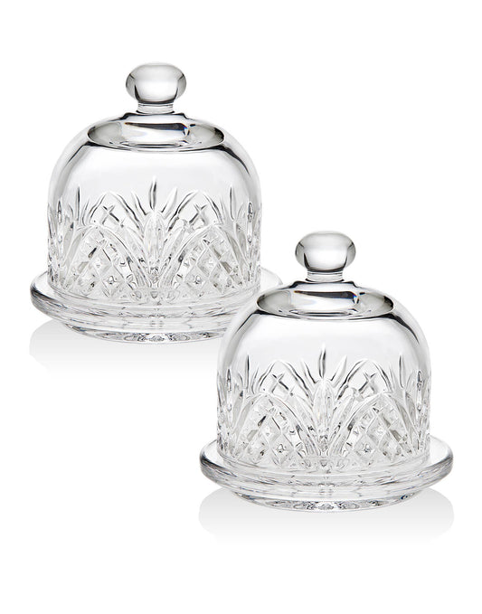 Set of Two Dublin Mini Butter Parfait: Non Leaded Crystal