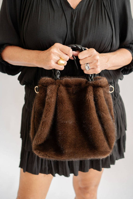 Faux Fur Handbag